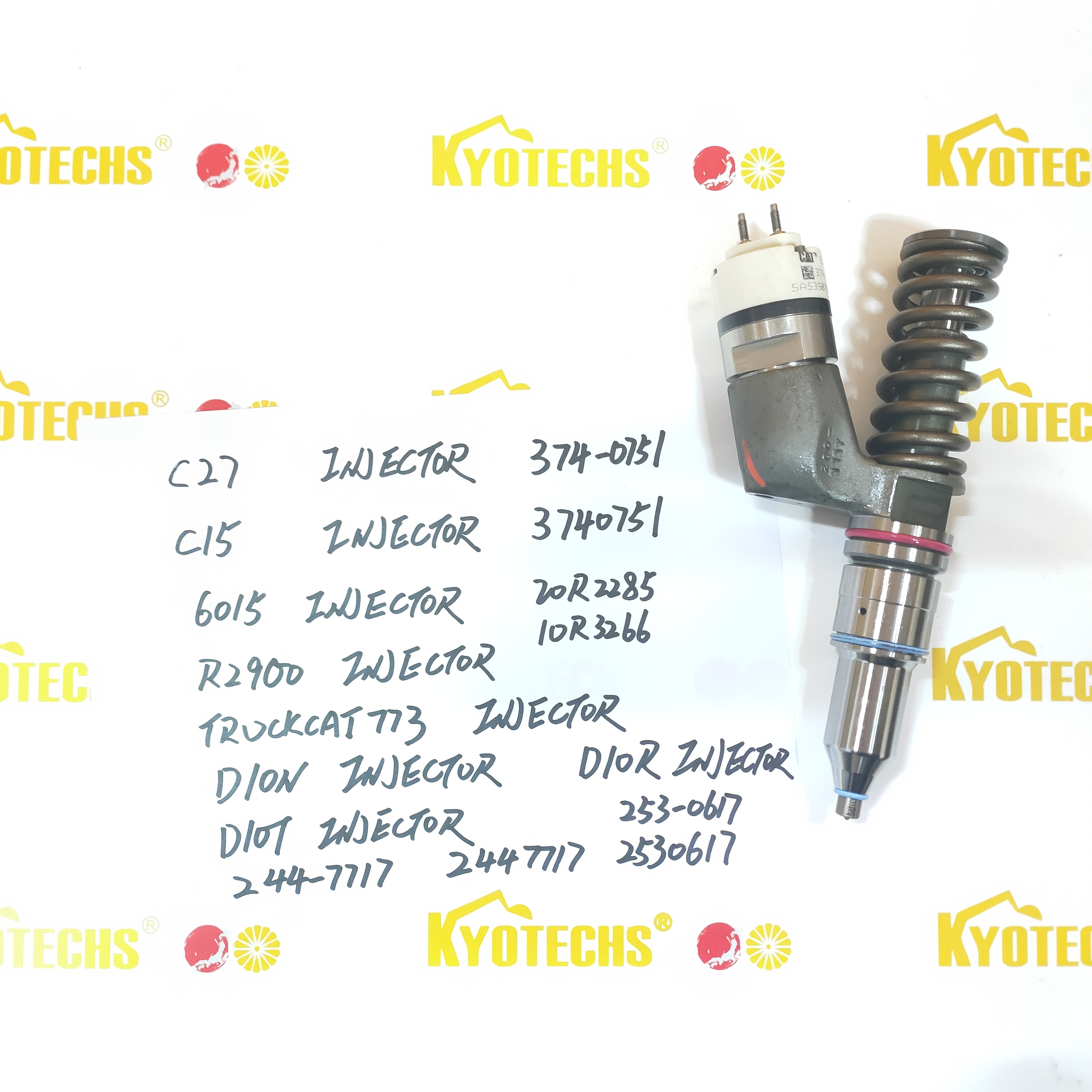 253-0617 244-7717 2447717 2530617 374-0751 3740751 20R2285 10R3266 INJECTOR C27 C15 6015 R2900 TRUCKCAT773 D10N D10R D10T