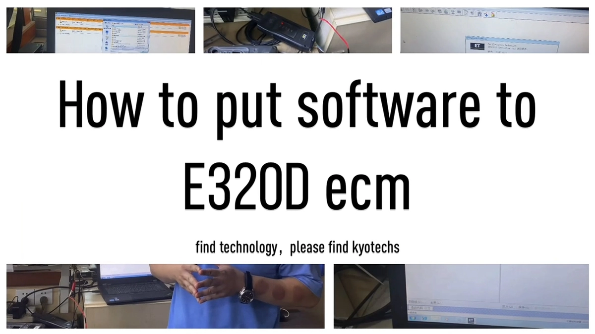 put software to E320D ECM,2218874 and 3668821 for E320D