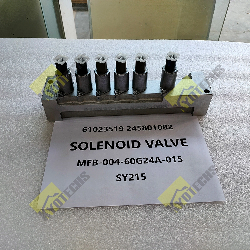 61023519 245801082 MFB-004-60G24A-015 SY215 Solenoid Valve