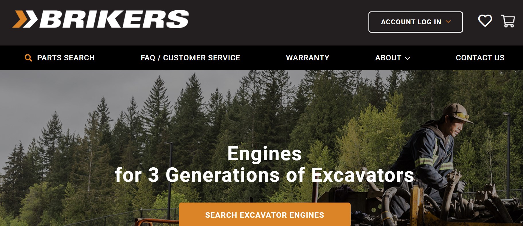 BRIKERS excavator engine assembly manufacturer brands