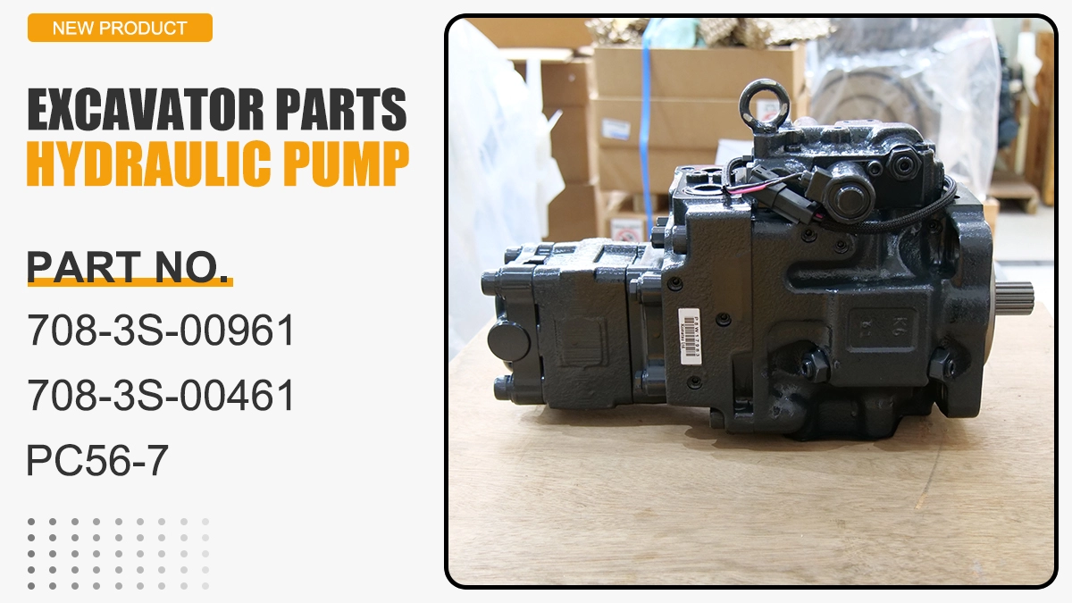 708-3S-00961-708-3S-00461-PC56-7-hydraulic-pump-for-Komatsu 708-3S-00961 708-3S-00461 PC56-7 hydraulic pump-for Komatsu