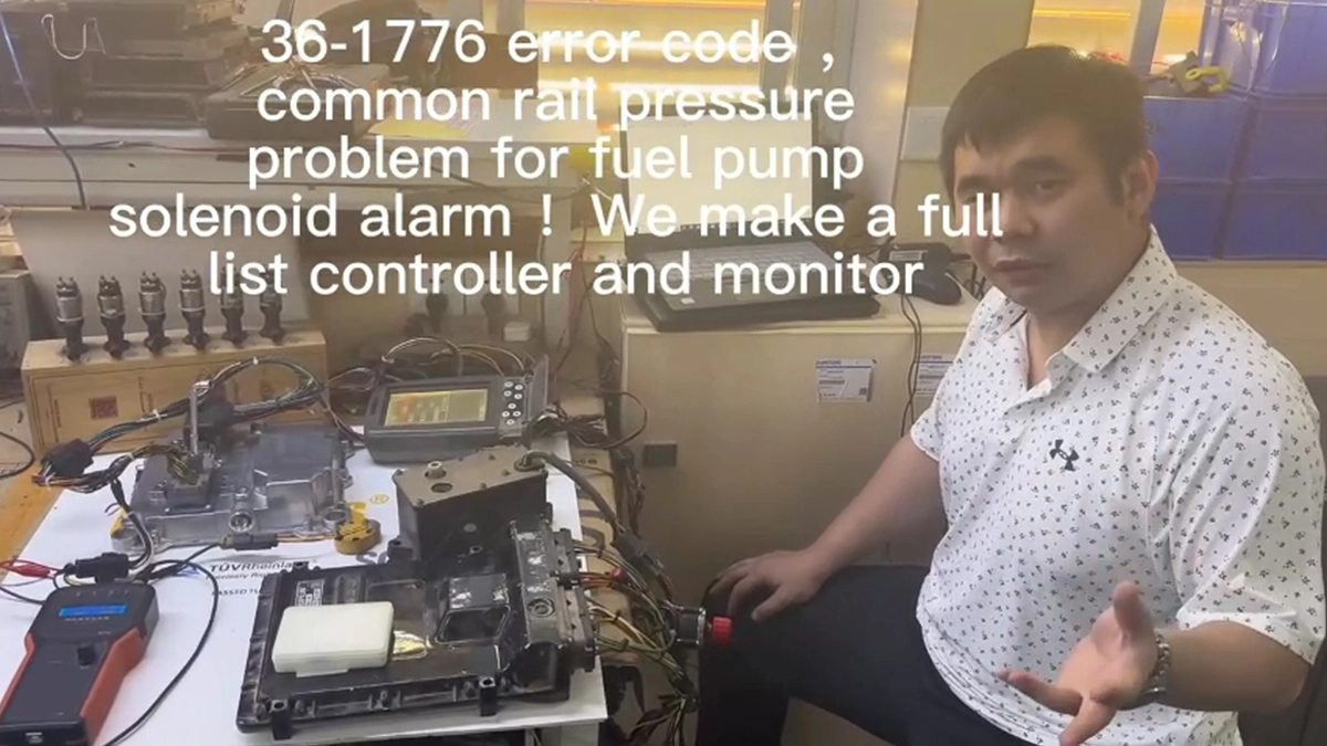 36-1776 error code,common rail pressure problem