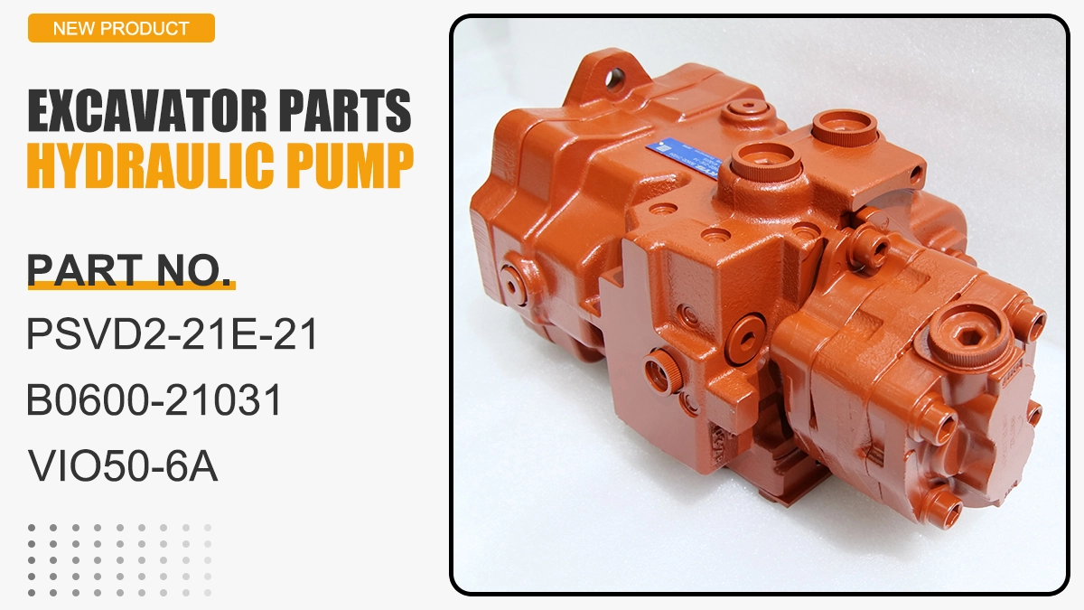 PSVD2-21E-21 B0600-21031 YANMAR VIO50-6A hydraulic pump