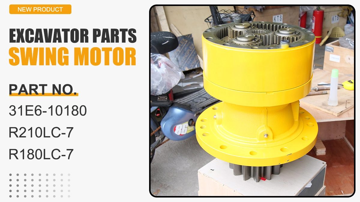 31E6-10180-R210LC-7-R180LC-7-SWING-MOTOR 31E6-10180 R210LC-7 R180LC-7 SWING MOTOR