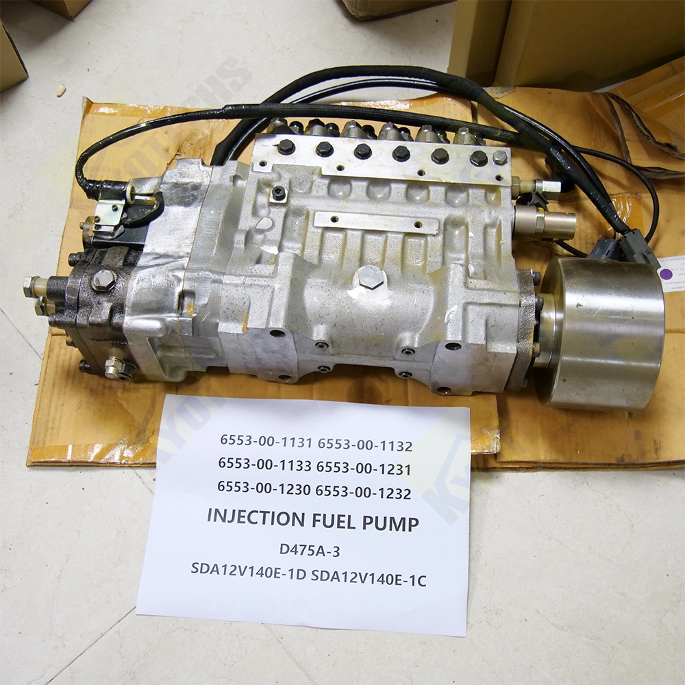 6553-00-1131 6553-00-1231 6553-00-1230 6553-00-1232 D475A-3 SDA12V140E-1D INJECTION FUEL PUMP