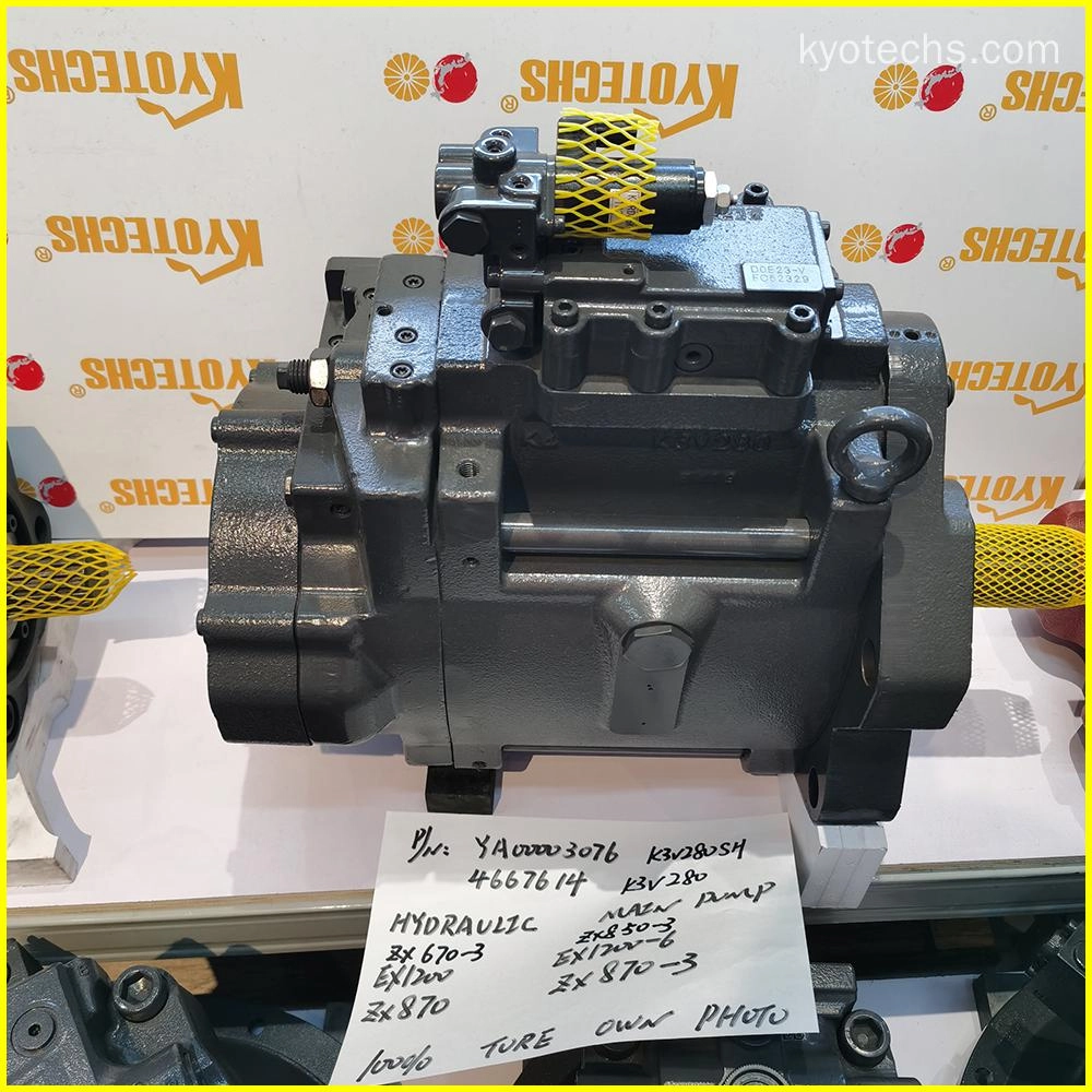 YA00003076 4667614 K3V280SH K3V280 ZX670-3 ZX850-3 EX1200 EX1200-6 ZX870 ZX870-3-Hydraulic pump-for Hitachi