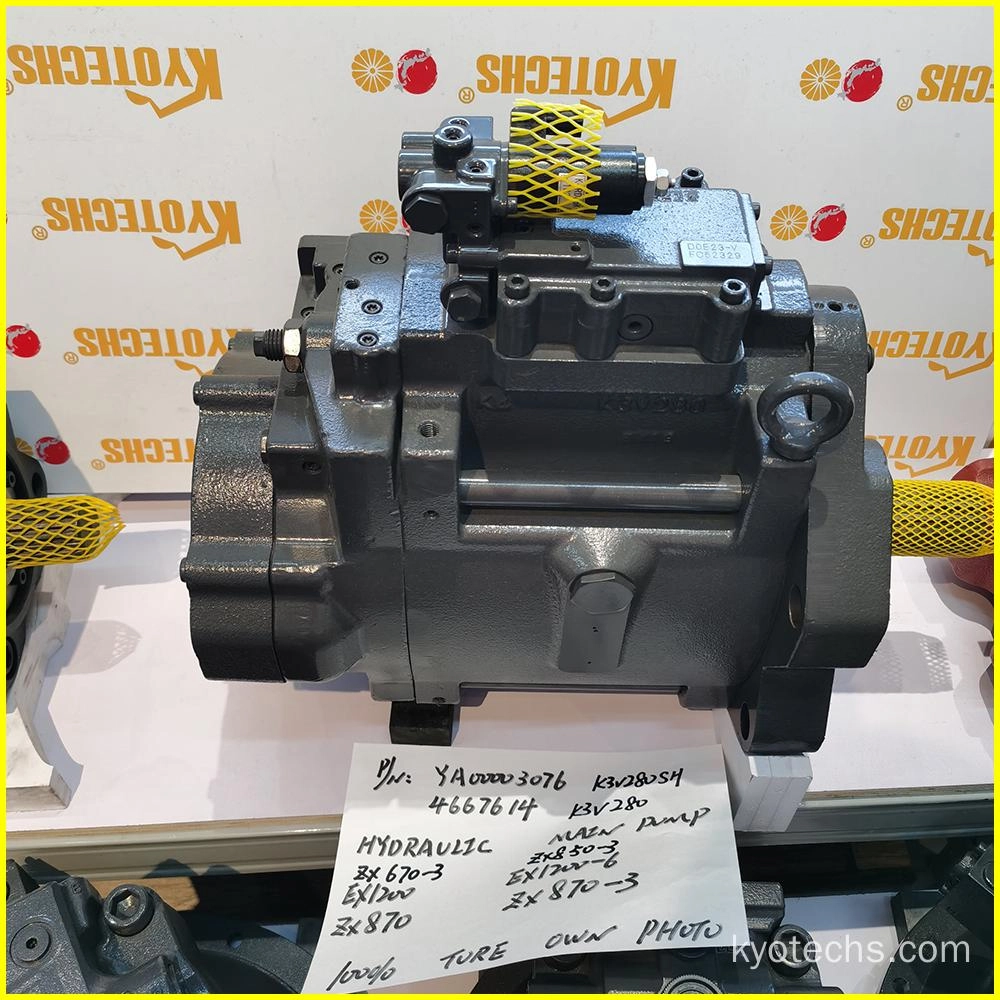 YA00003076 4667614 K3V280SH K3V280 ZX670-3 ZX850-3 EX1200 EX1200-6 ZX870 ZX870-3-Hydraulic pump-for Hitachi
