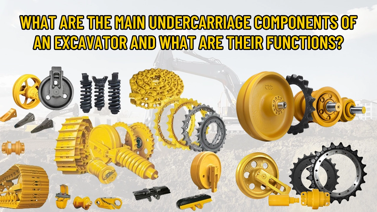 What-are-the-main-undercarriage-components-of-an-excavator-and-what-are-their-functions What are the main undercarriage components of an excavator and what are their functions