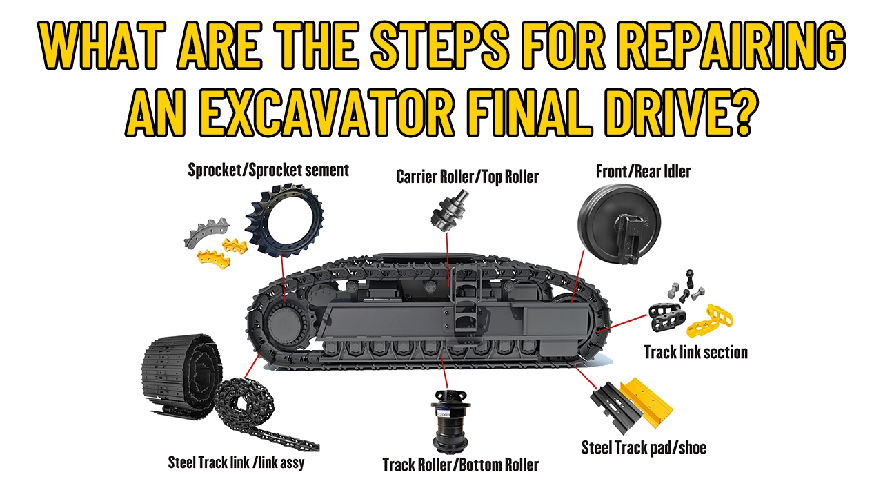 What-are-the-steps-for-repairing-an-excavator-final-drive What are the steps for repairing an excavator final drive