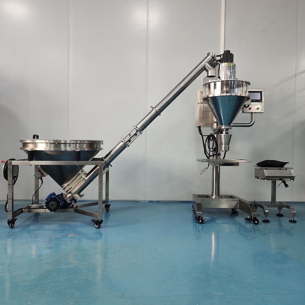 máquina llenadora de polvo de barrena