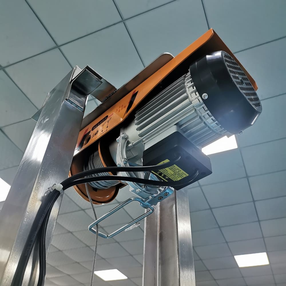 mezclador elevador eléctrico