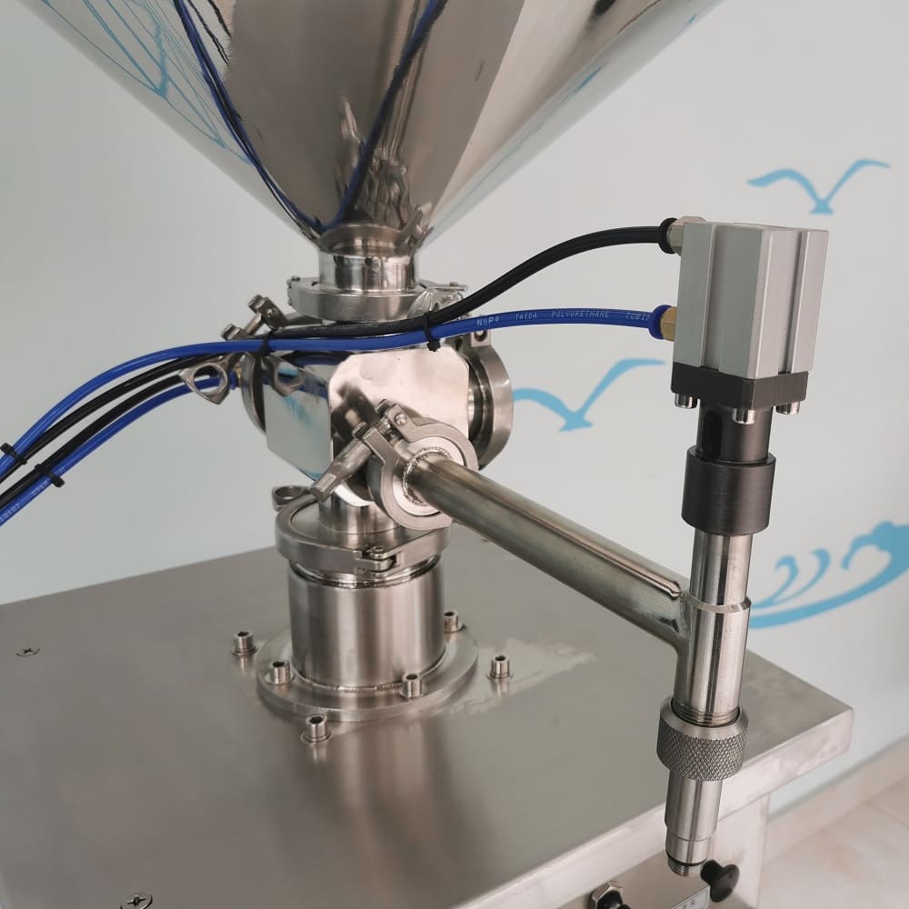 máquina llenadora semiautomática