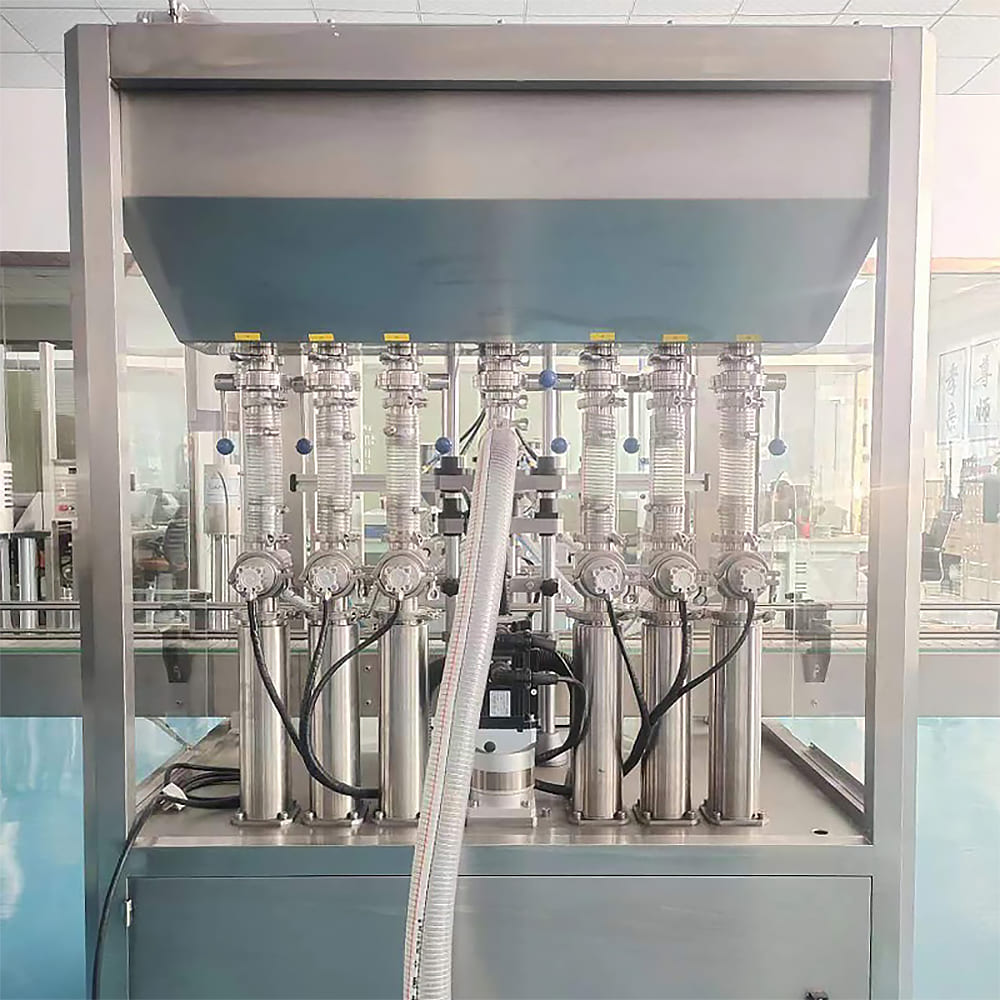 machines pour remplir un conteneur