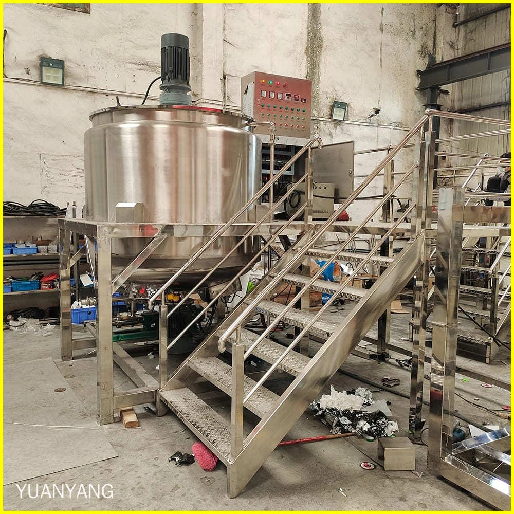 detergent liquid mixer machine