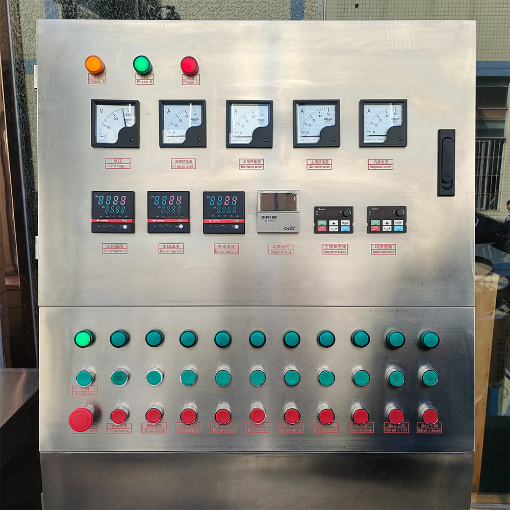 máquina emulsionante para alimentos