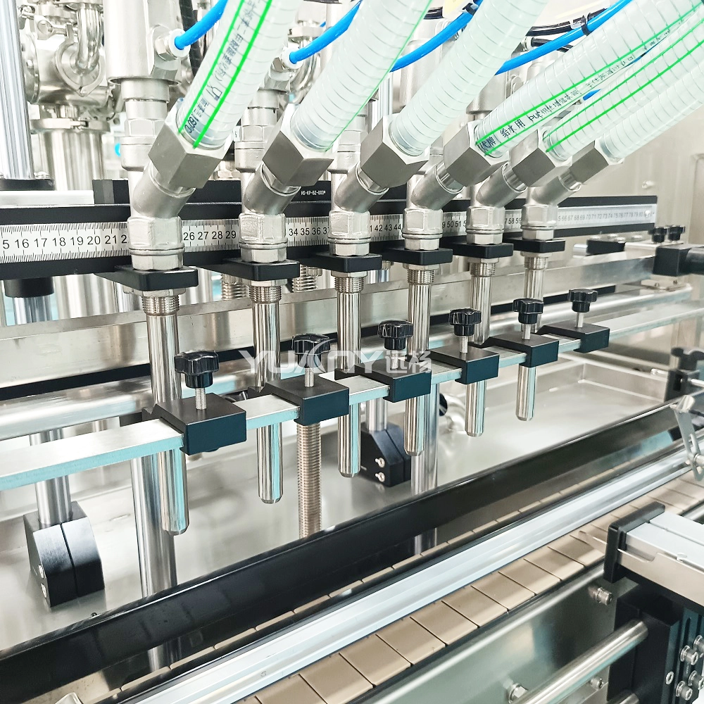 6 nozzles filling machine