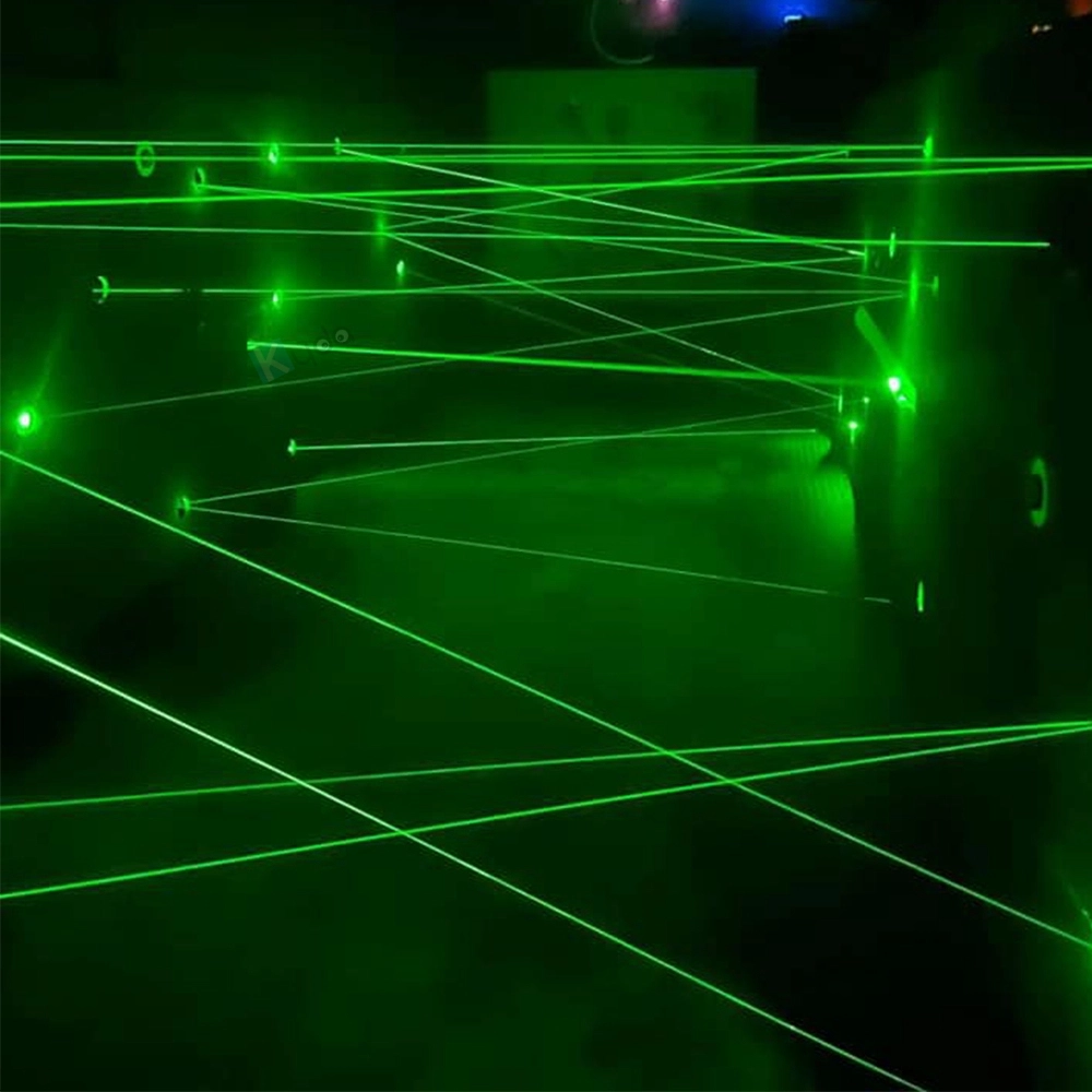 kyda Interactive Activation Challenge Game Room Laser Games Equipment：120pcs 10cm Round LED laser ball - Kyda