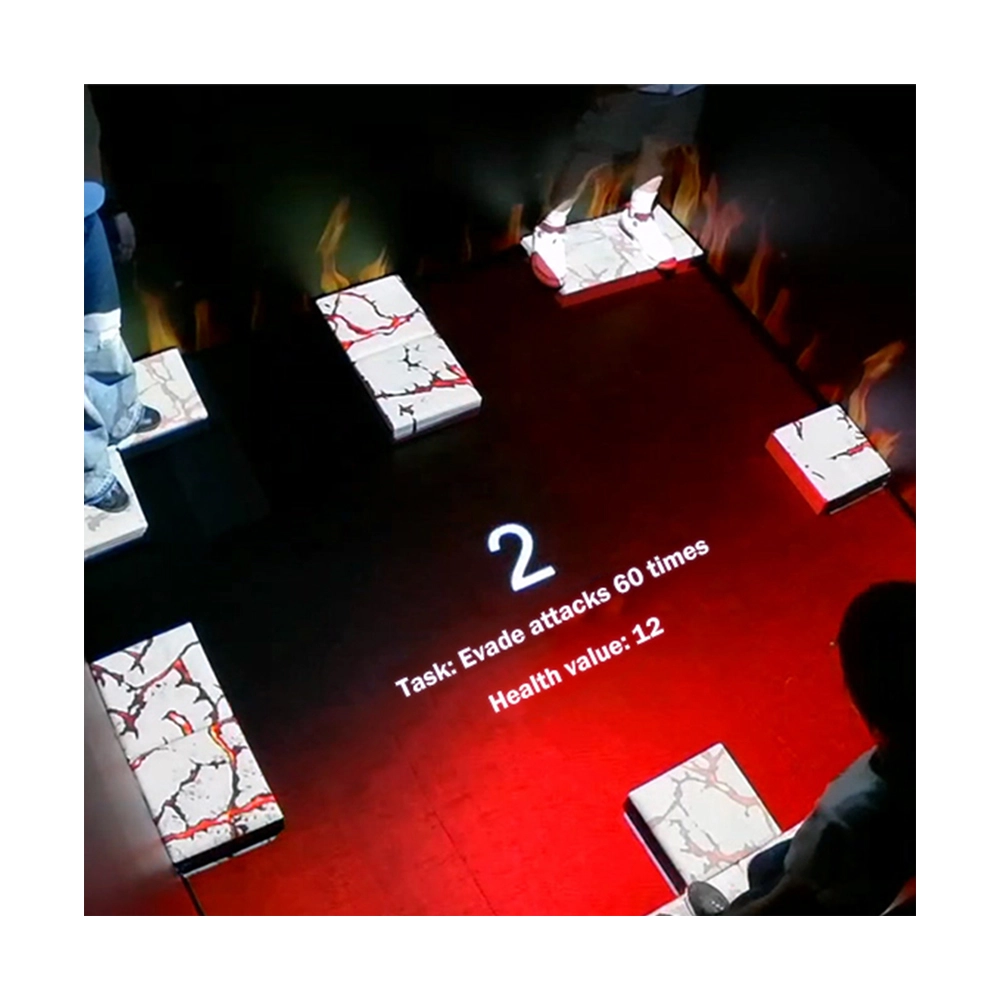 floor is lava projection game for kids - Kyda