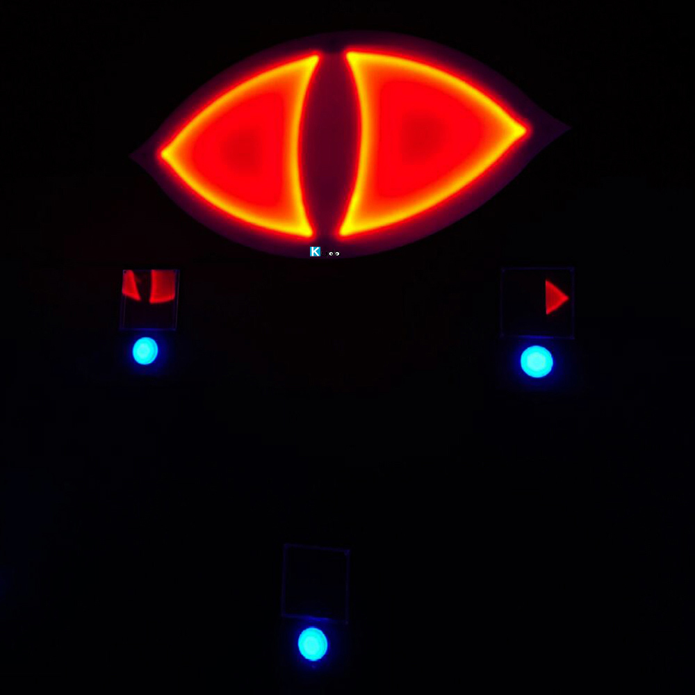 group escape challenge with LED surveillance