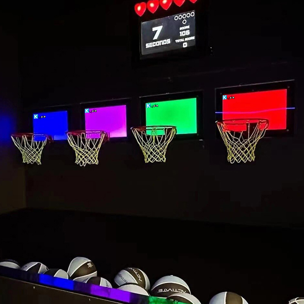 light-up basketball shooting arcade