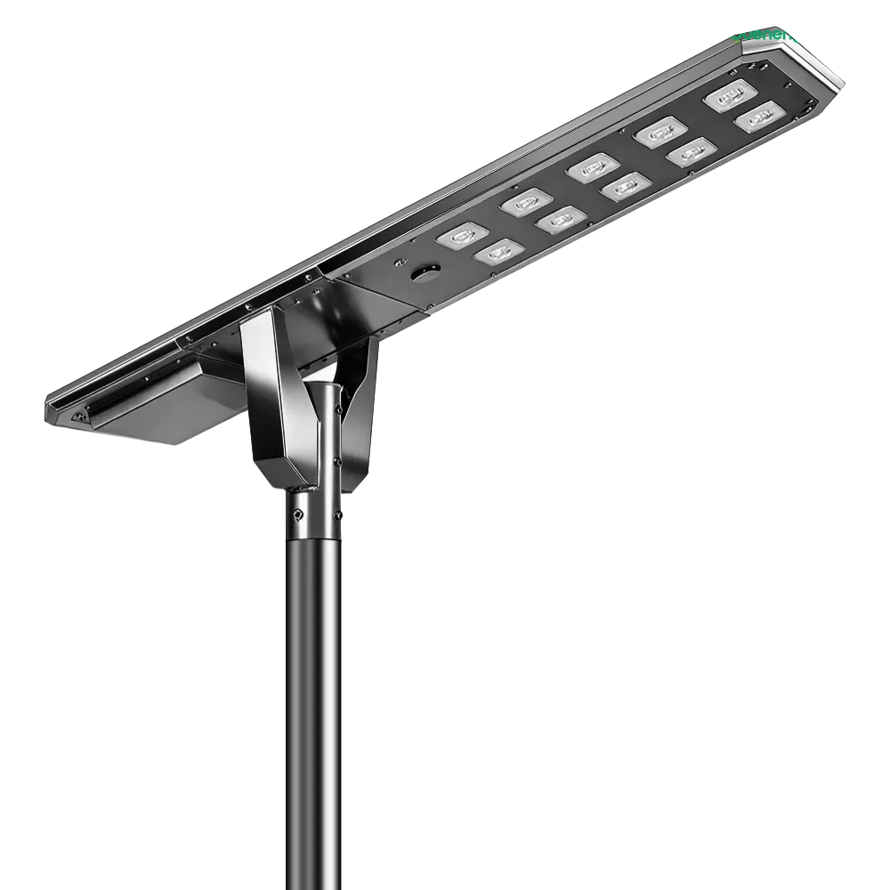 45 degree view of smart solar street lighting system 45 degree view of smart solar street lighting system