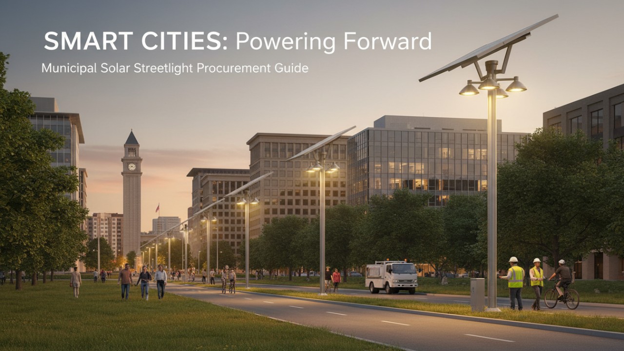 Beyond the Panel: How Smart Solar Streetlights are Transforming Modern Urban Infrastructure