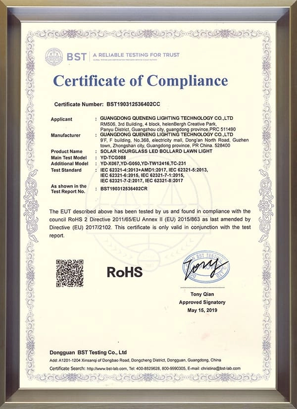 RoHS-BST190312536402CC RoHS BST190312536402CC