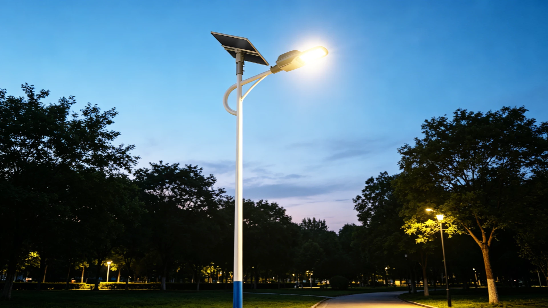 commercial solar street lights for public road lighting