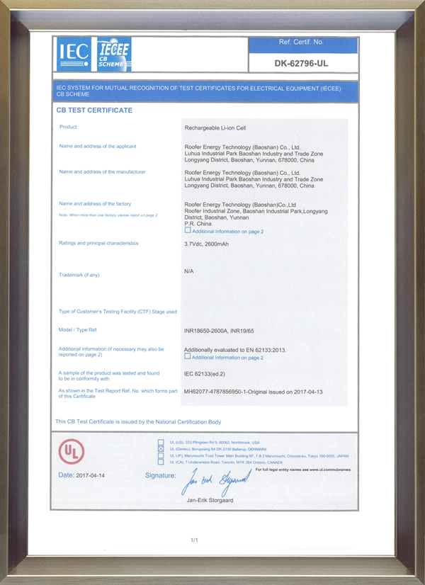 IEC-DK-62796-UL CEI DK-62796-UL
