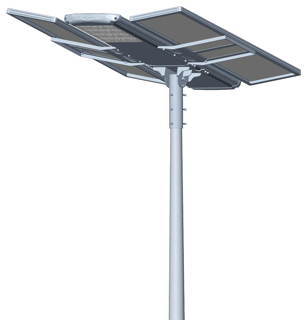 Luqing led güneş enerjili sokak lambası hepsi bir arada Luqing led güneş enerjili sokak lambası hepsi bir arada