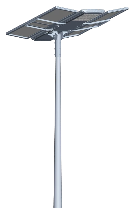 Luqing led sokak lambası güneş paneli