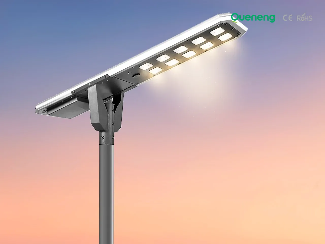 Lampadaire solaire extérieur Luyan