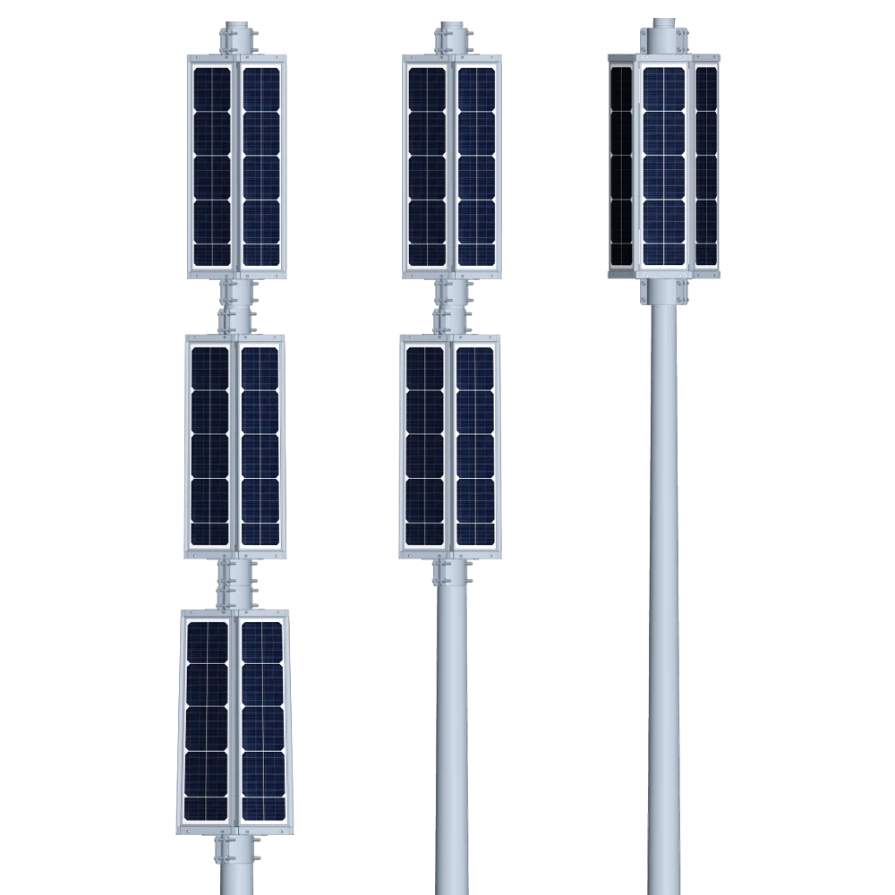 Luzhou yüksek direkli güneş enerjili sokak lambası