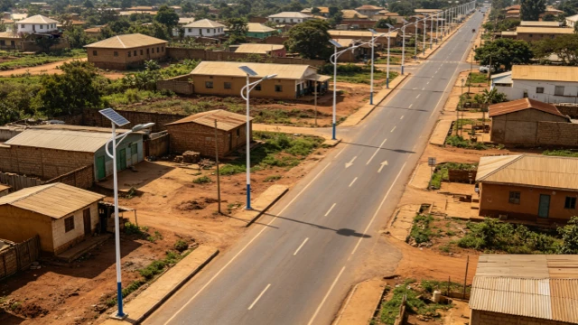 Rural Road Solar Lighting
