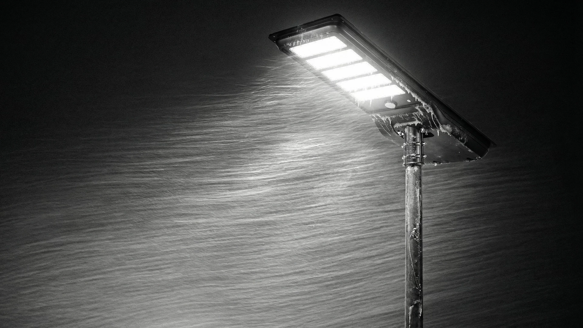 outdoor solar street light for infrastructure