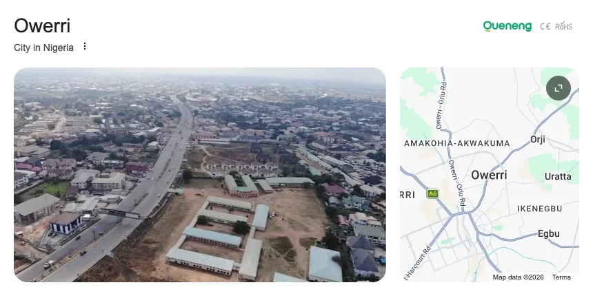 Owerri City in Nigeria Owerri City in Nigeria