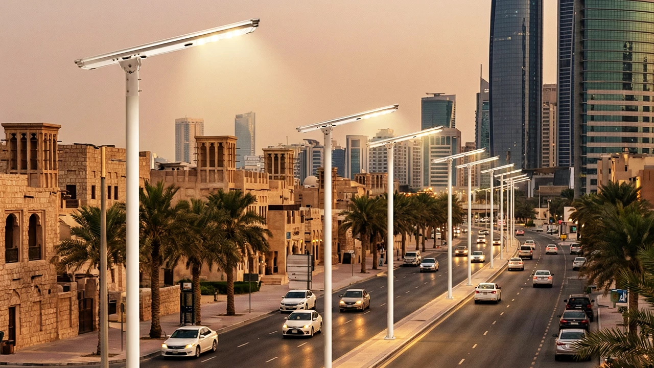 Saudiya Arabistoni hukumati yo'l quyosh yoritgichlari 500+ birlik