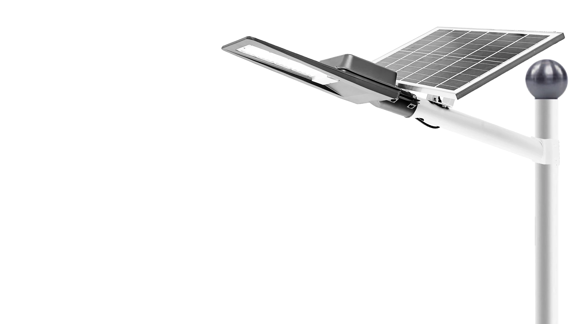 smart solar street light with remote control Luhua series