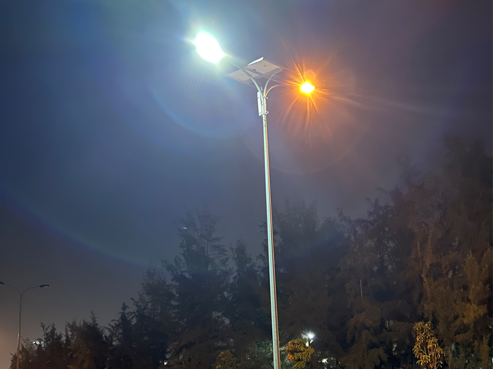güneş lambaları gece