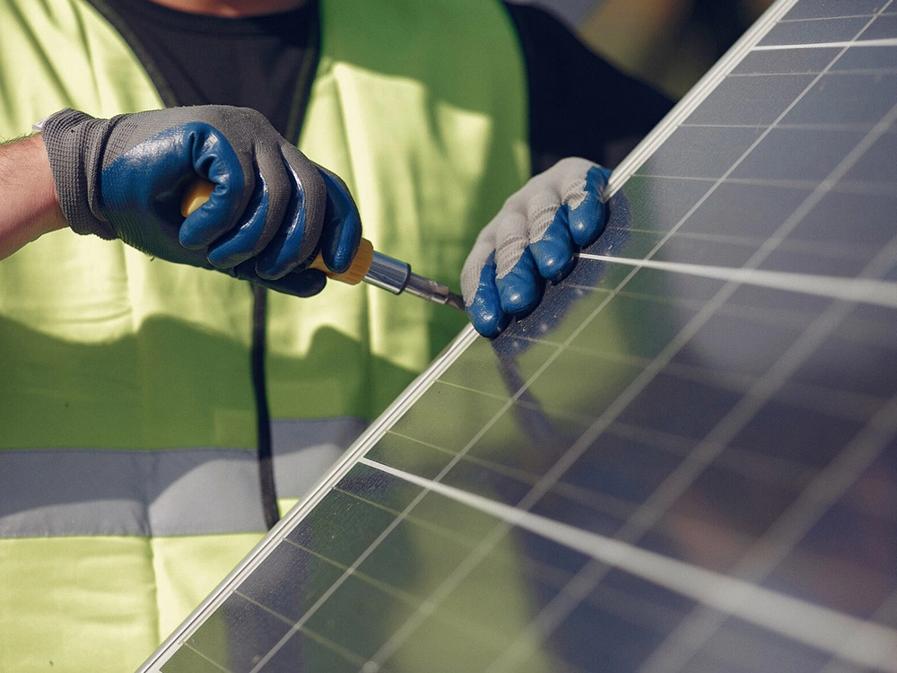 Konut alanları için güneş enerjili sokak lambaları