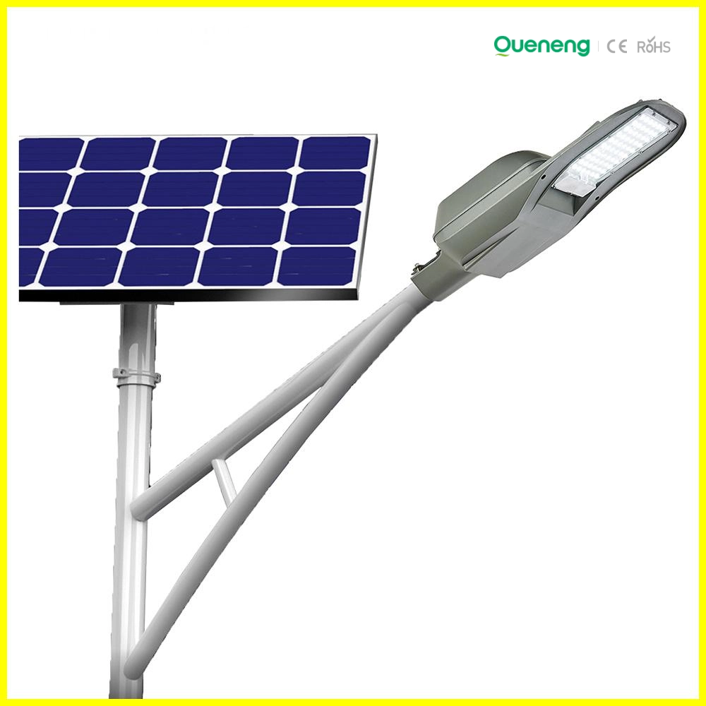 đèn đường năng lượng mặt trời hai cánh tay