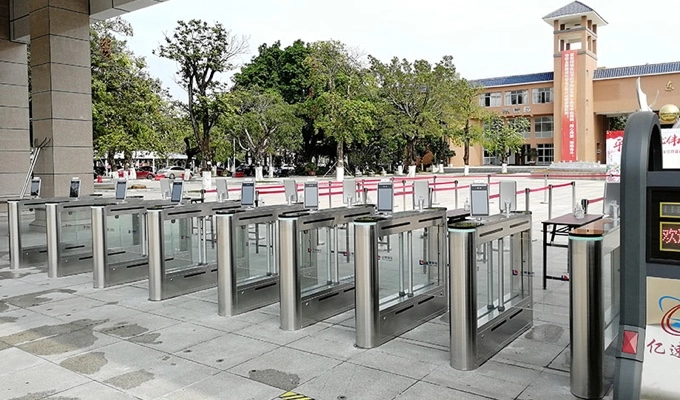 LD-B502 Swing Gate Turnstile in Guangzhou High School