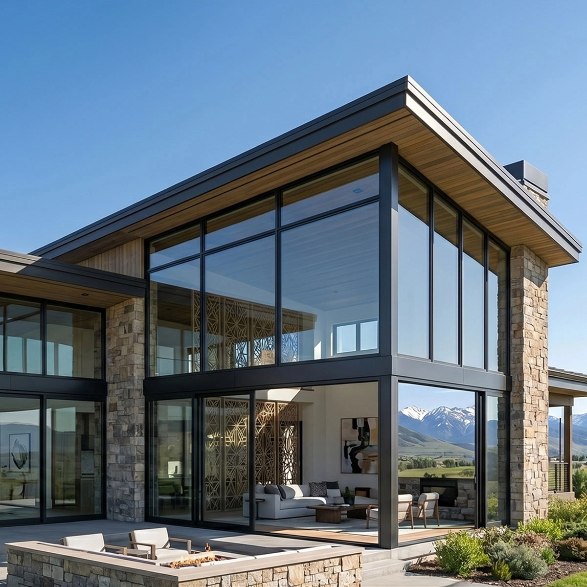 Custom aluminum window and door systems for villa projects - Aluguard