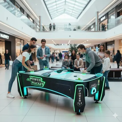 air hockey table for malls - MARWEY