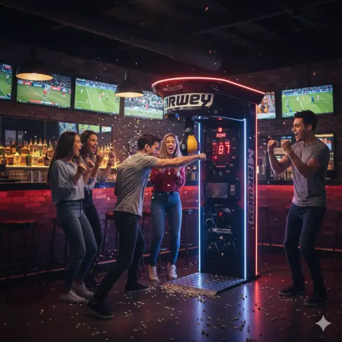 arcade boxing machine club venue - MARWEY