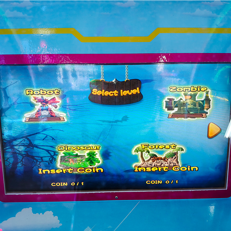 arcade machine shooting arcade machine shooting