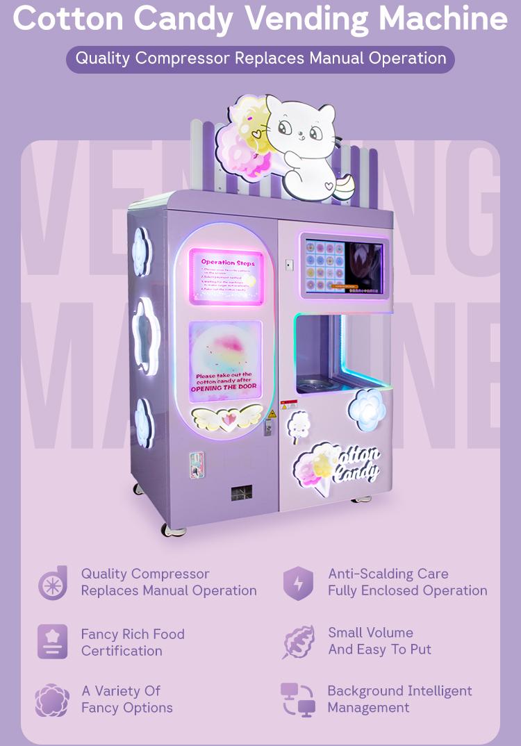 auto cotton candy machine
