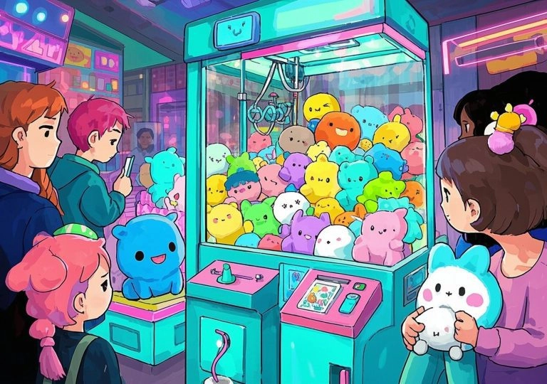 Blazing Experience: Inside a Squishmallow Claw Machine Game Night! - MARWEY