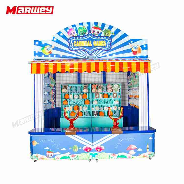 Carnival Booth Commercial Slingshot Shooting Toy Doll Game Stall Throw The Sandbag Games Booth