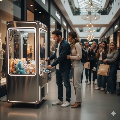 claw machine venue shopping mall - MARWEY
